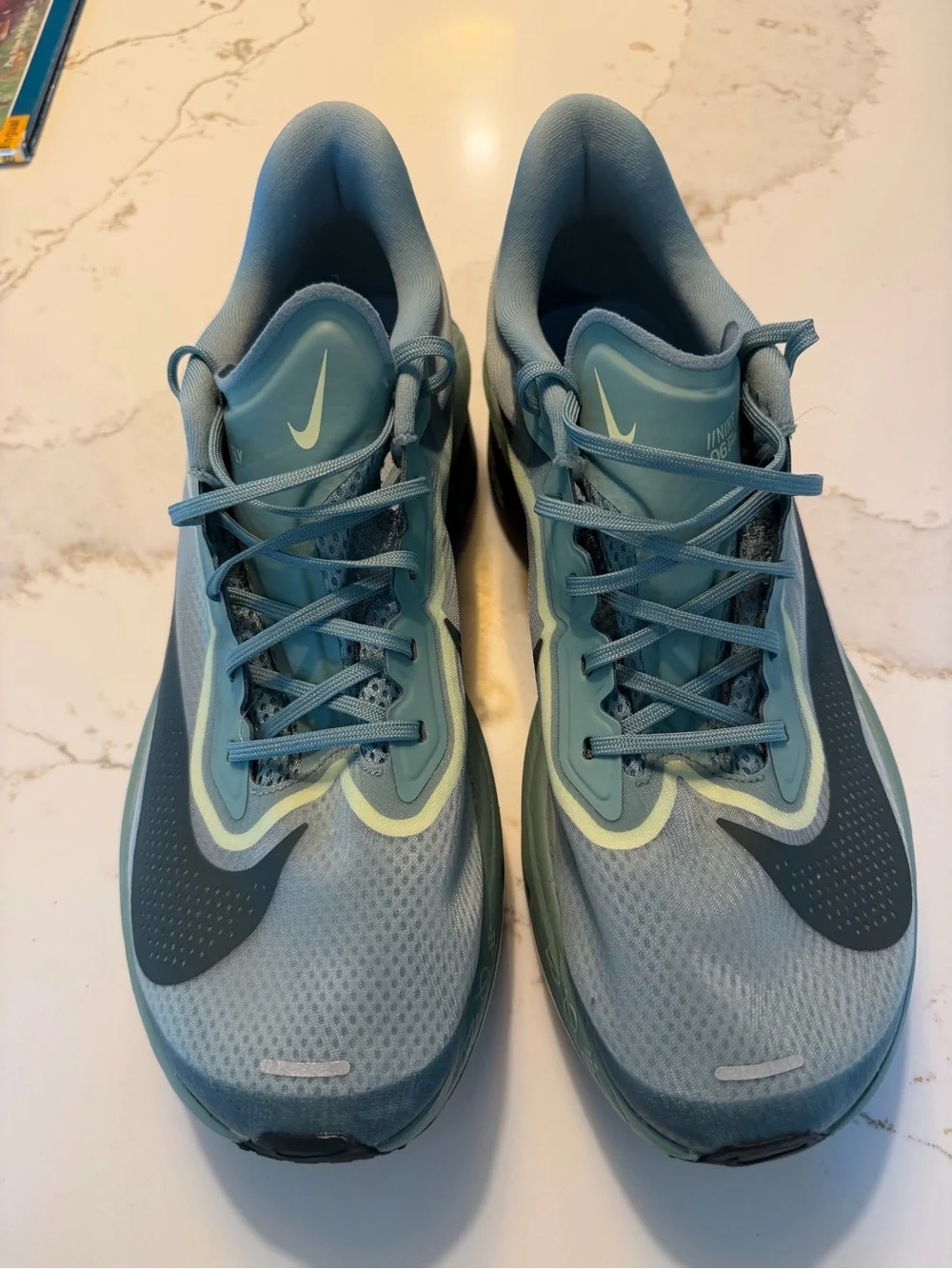 Nike Zoom Fly 6 Running Shoes - Color: Cannon/Seaweed/Cobalt/Purple